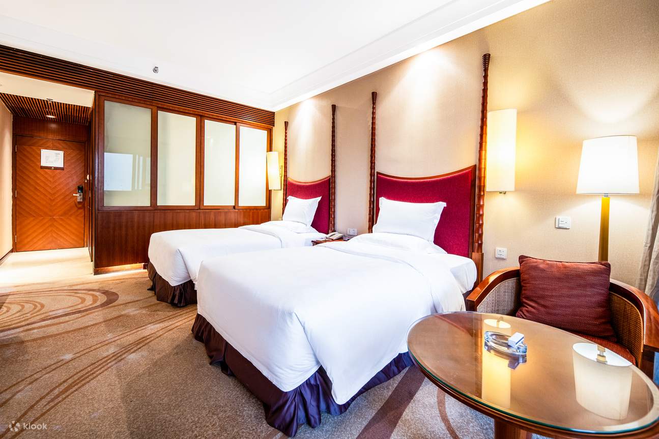 Bilik Twin dengan Pemandangan Taman